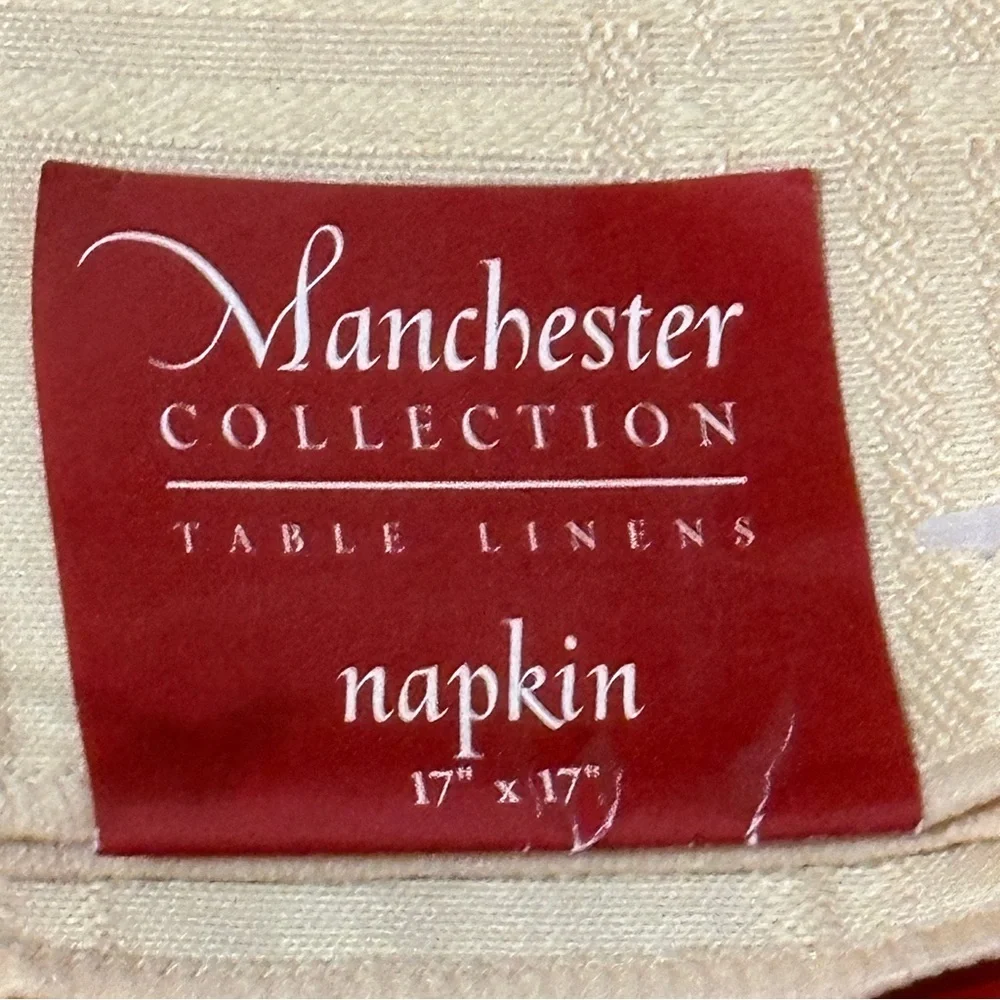 Manchester Collection Table Linens‎ Napkins 17 X 17 Autumn Yellow Set Of 6